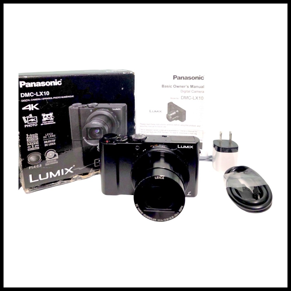 Panasonic LUMIX LX10 20.1MP Digital Camera MINT in BOX